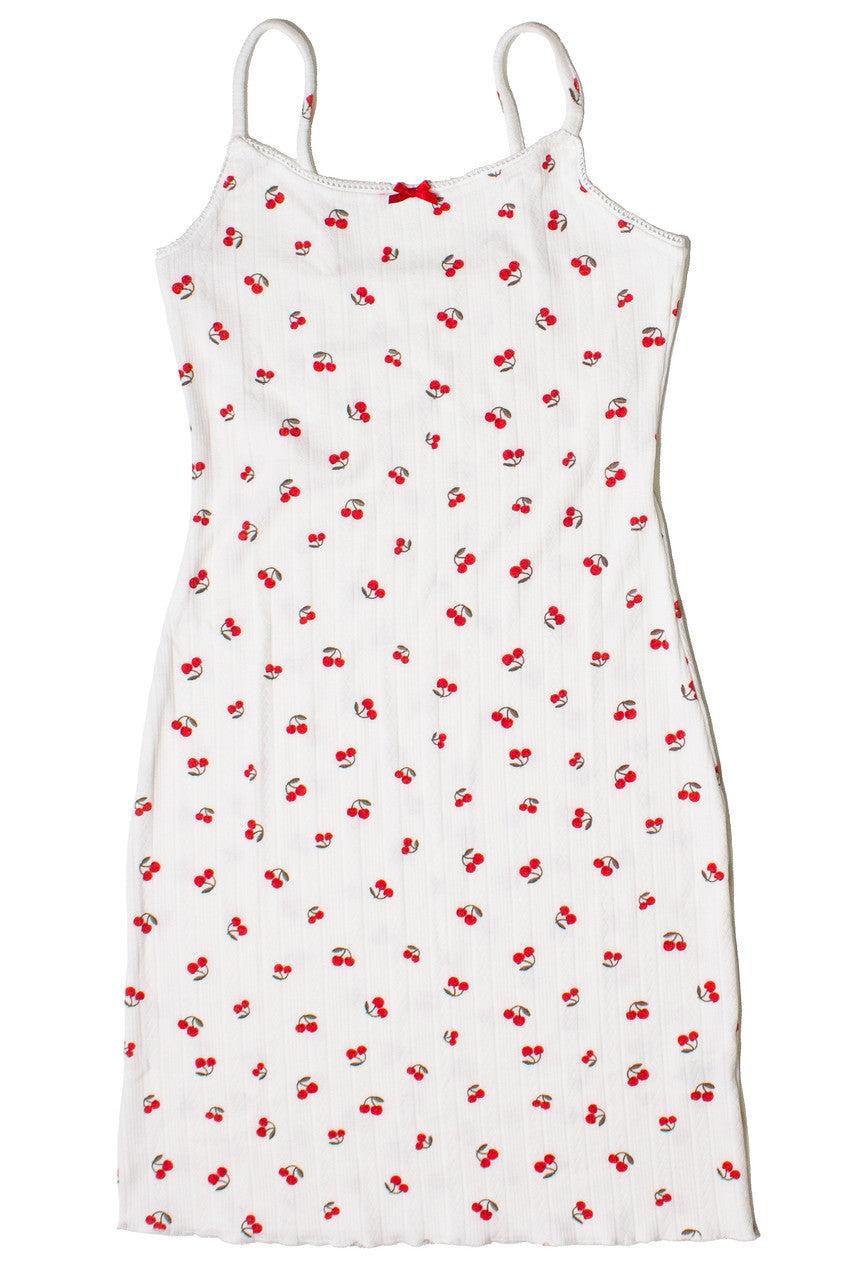 Bow Detail Fruit Print Mini Dress Product Image