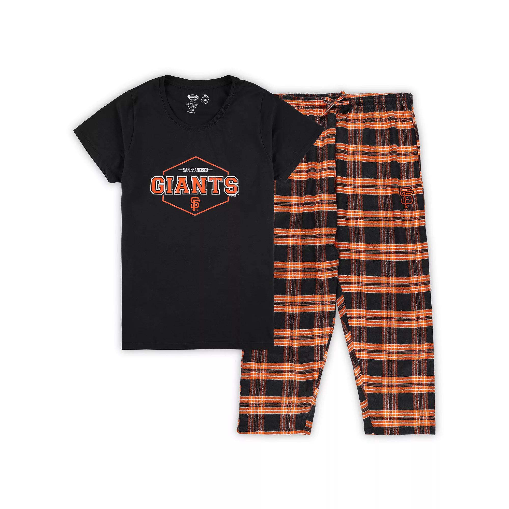Women's Concepts Sport Black/Orange San Francisco Giants Plus  Product Image
