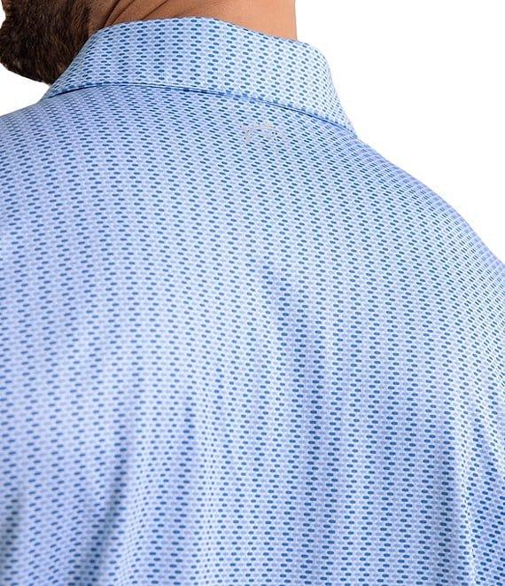Southern Tide Driver Knot Too Bad Printed Short Sleeve Performance Polo Shirt Product Image