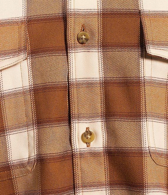 Rowm Long Sleeve Jaspe Small Buffalo Plaid Button Down Shirt Product Image