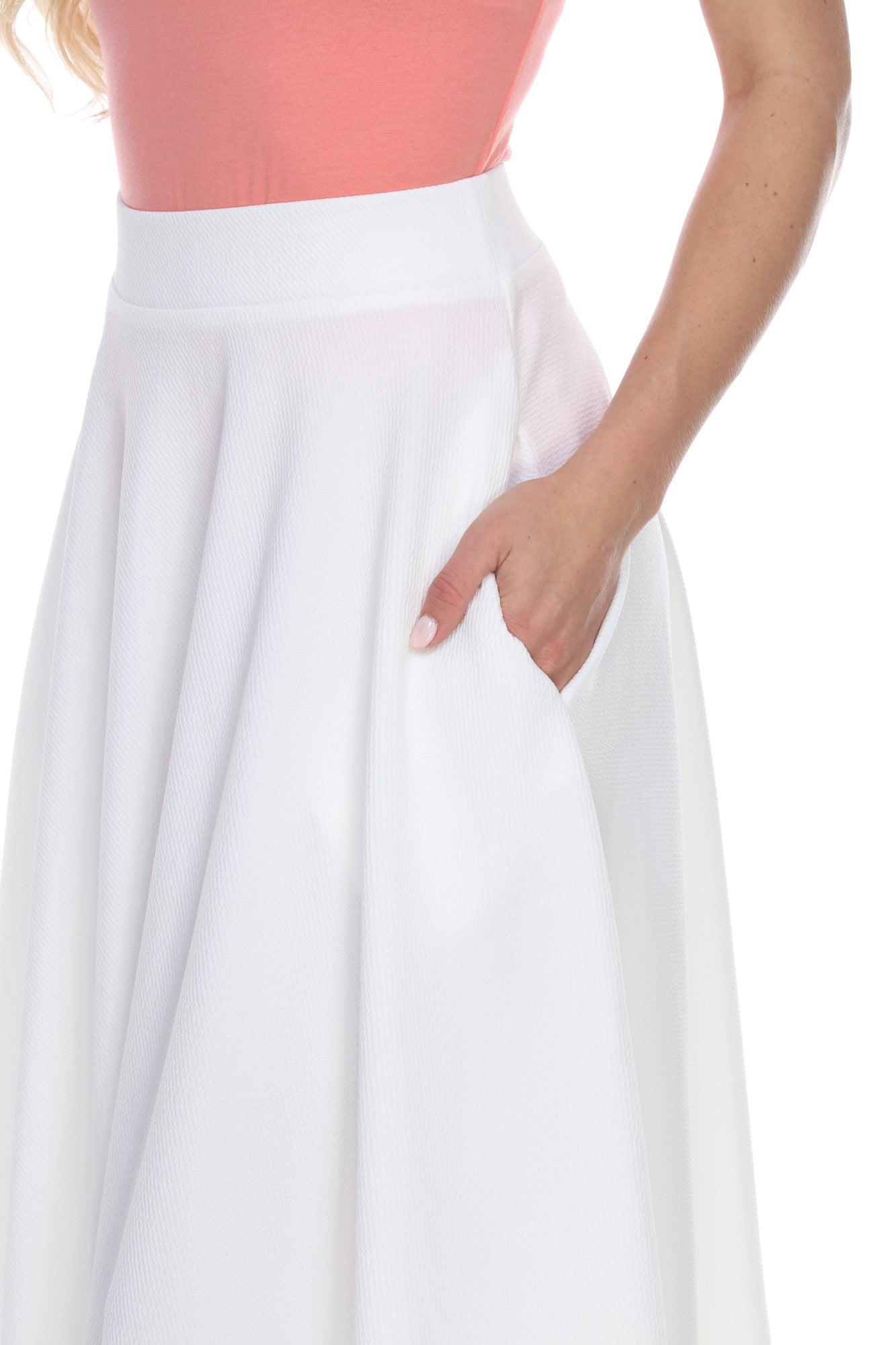 Tasmin Flare Midi Skirts Product Image