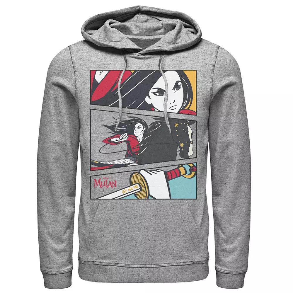 Disney's Mulan Comic Action Panels Men's Hoodie,  Product Image