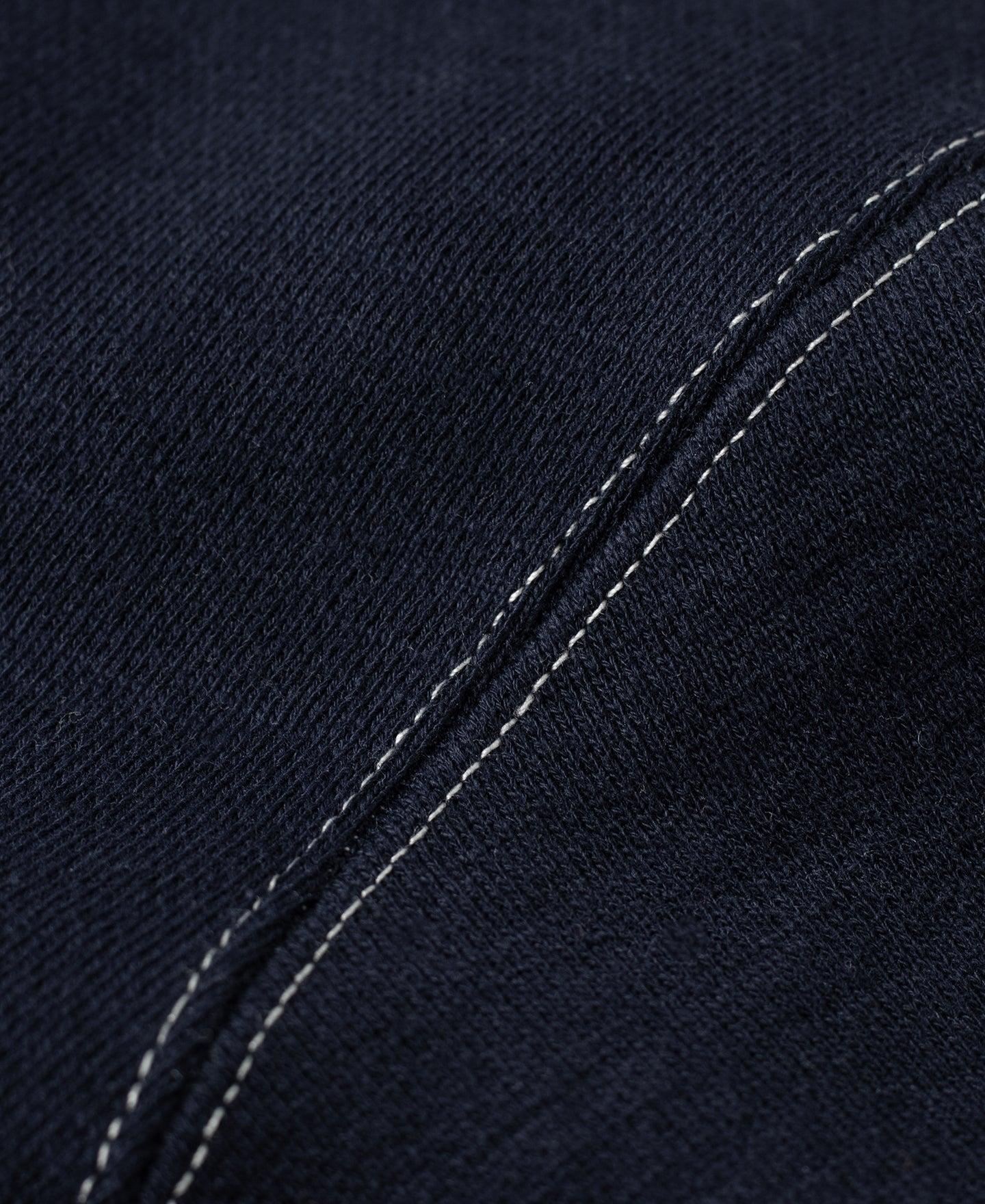 V-Inset Two-Tone Sweatshirt - Navy Product Image
