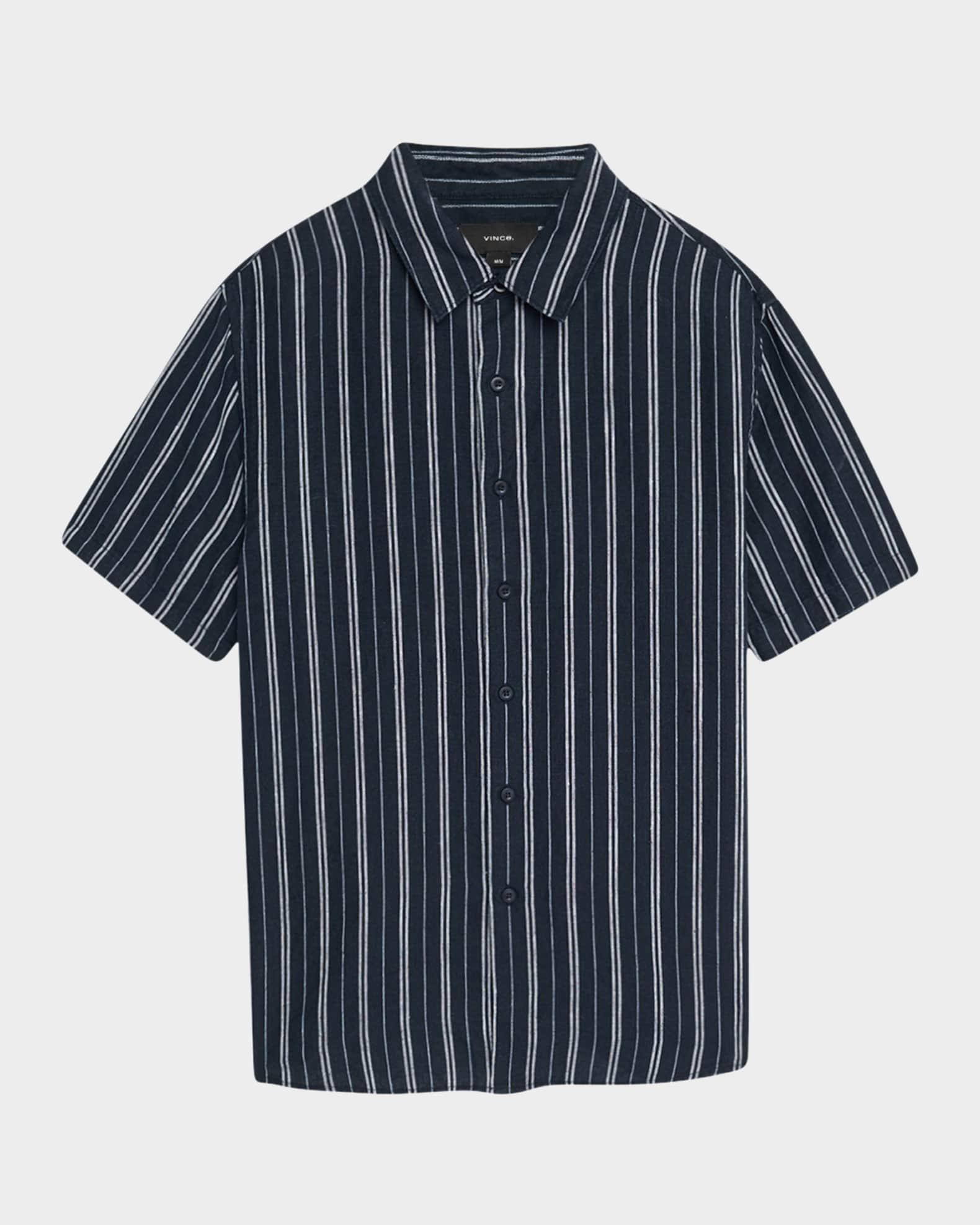 Men's Classic Striped Sport Shirt Product Image