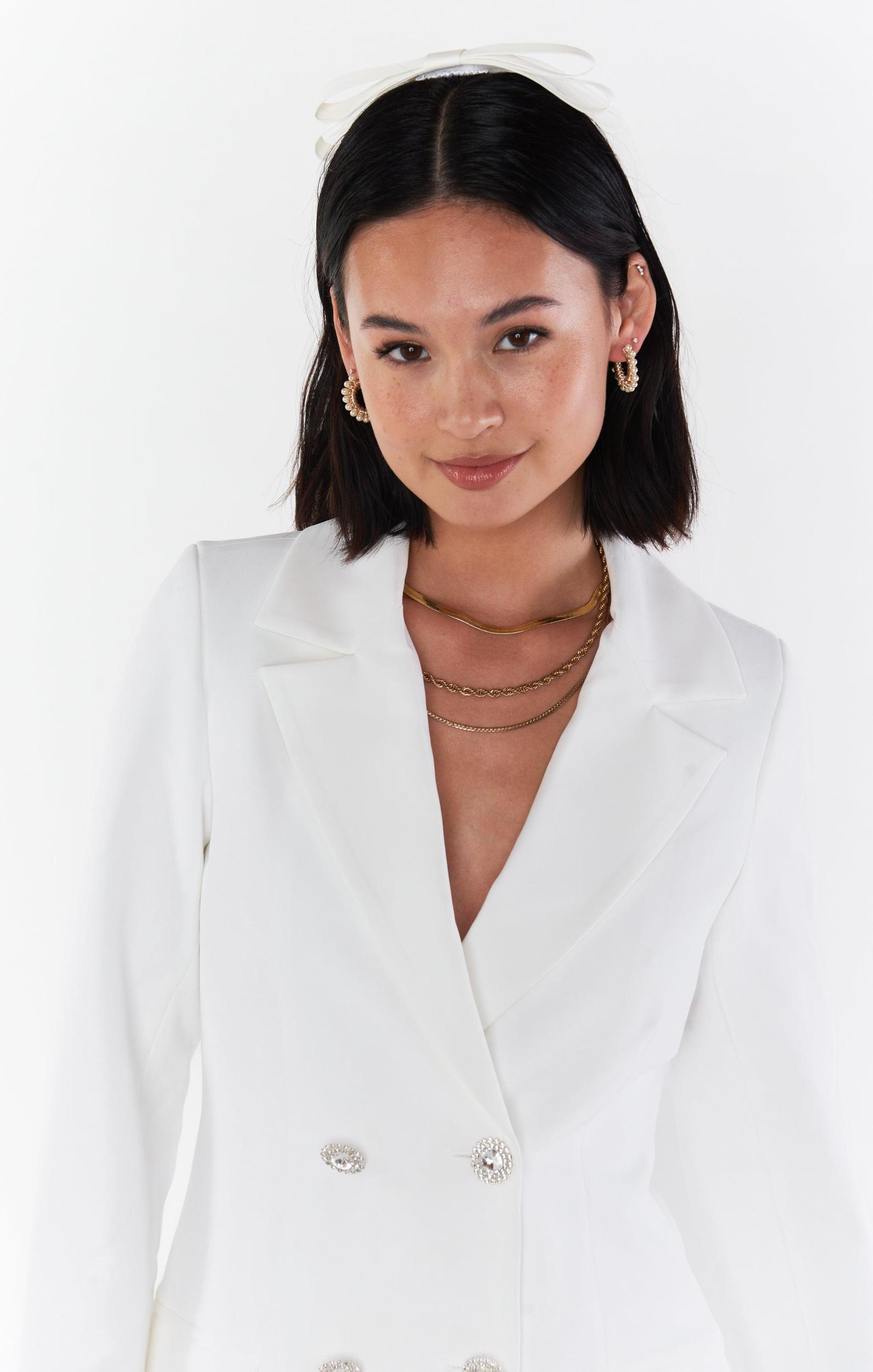 Ari Bow Veil ~ White Product Image