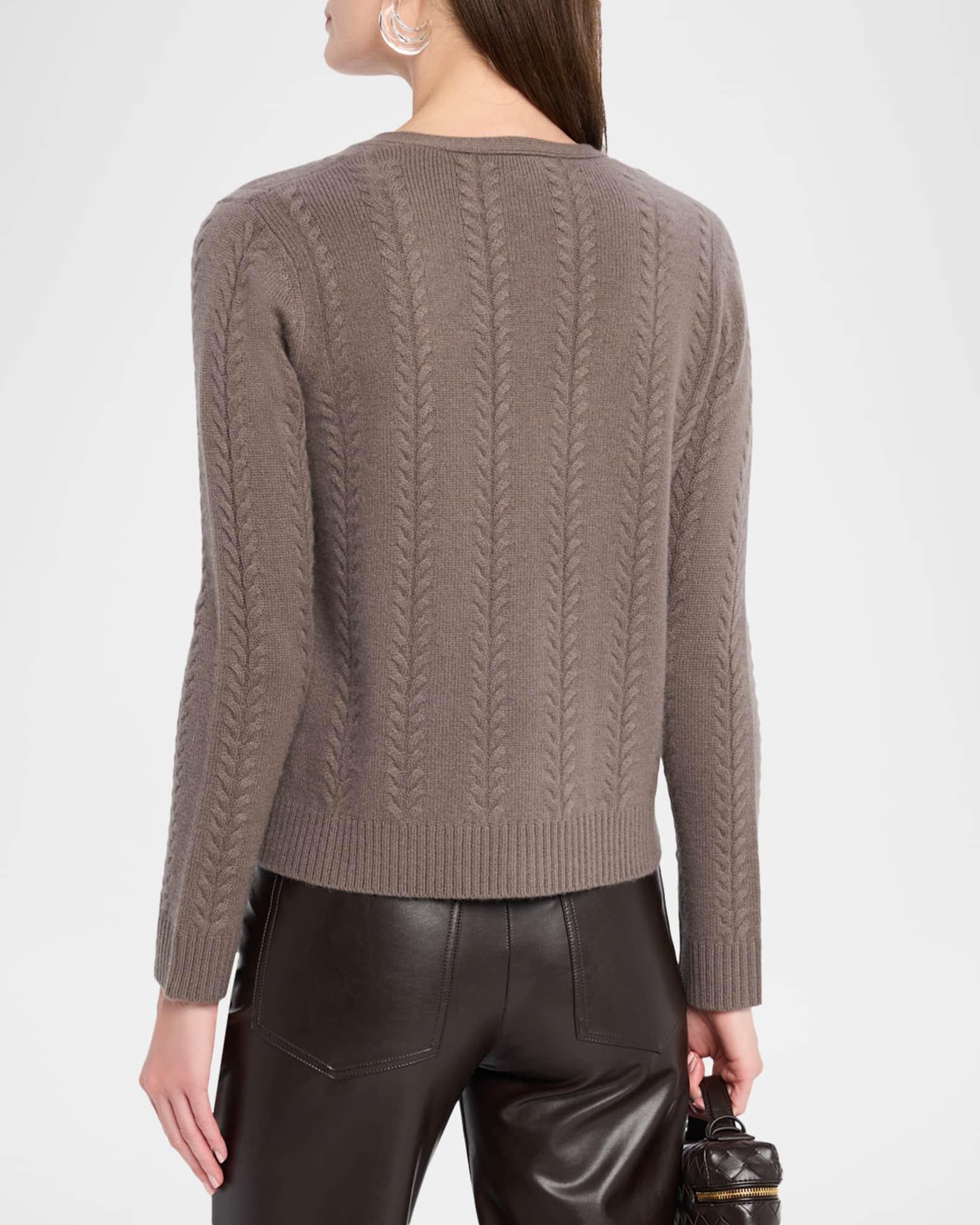 Cashmere Cable-Knit Cardigan Product Image