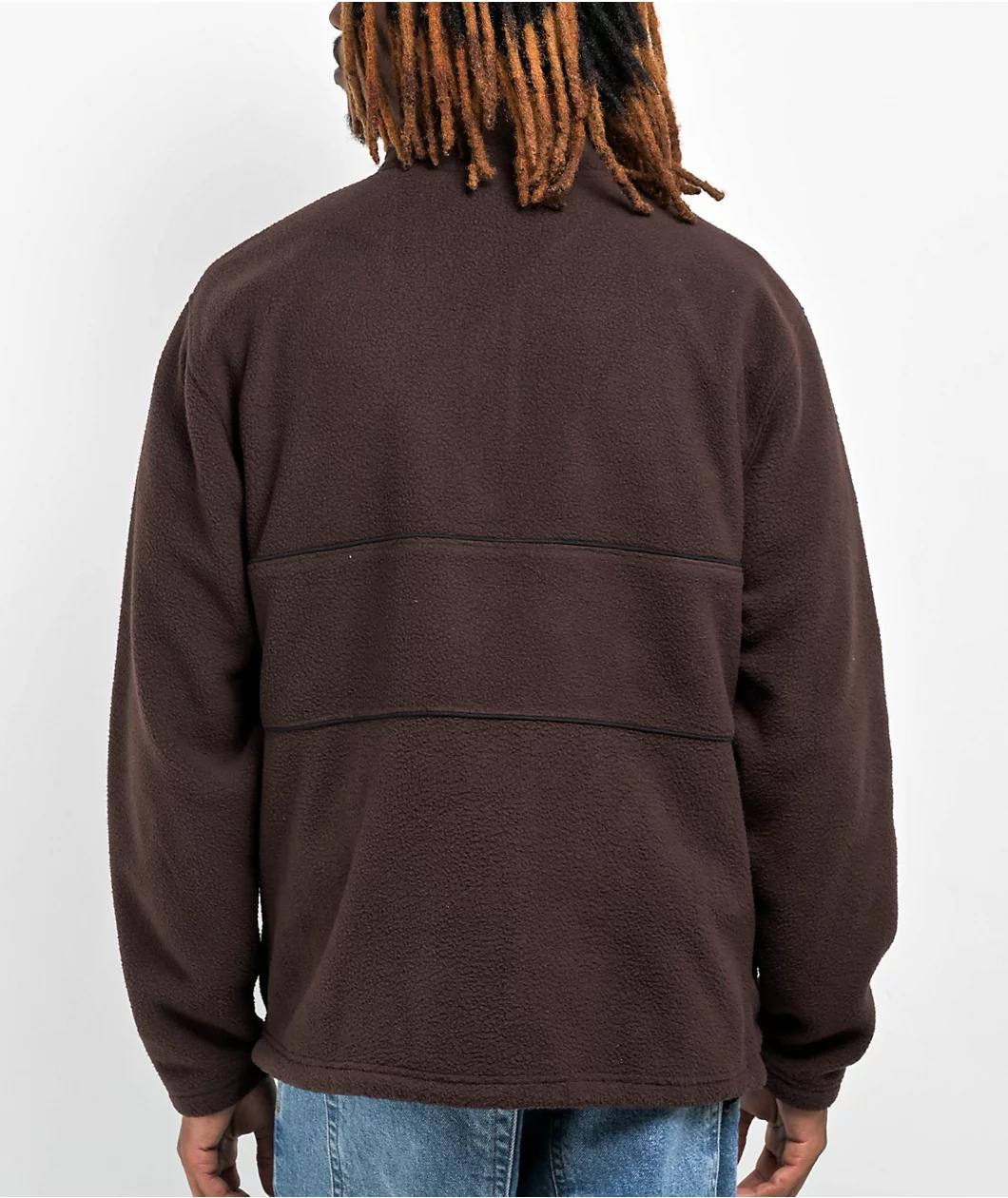 Empyre Carter Brown Quarter Zip Sweatshirt Product Image