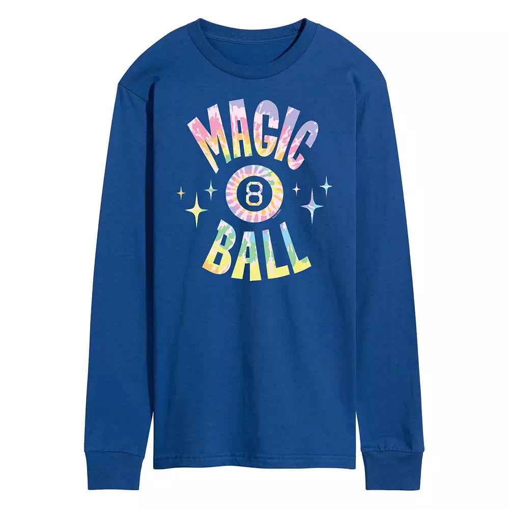 Mens Magic 8 Ball Tie Dye Long Sleeve Product Image