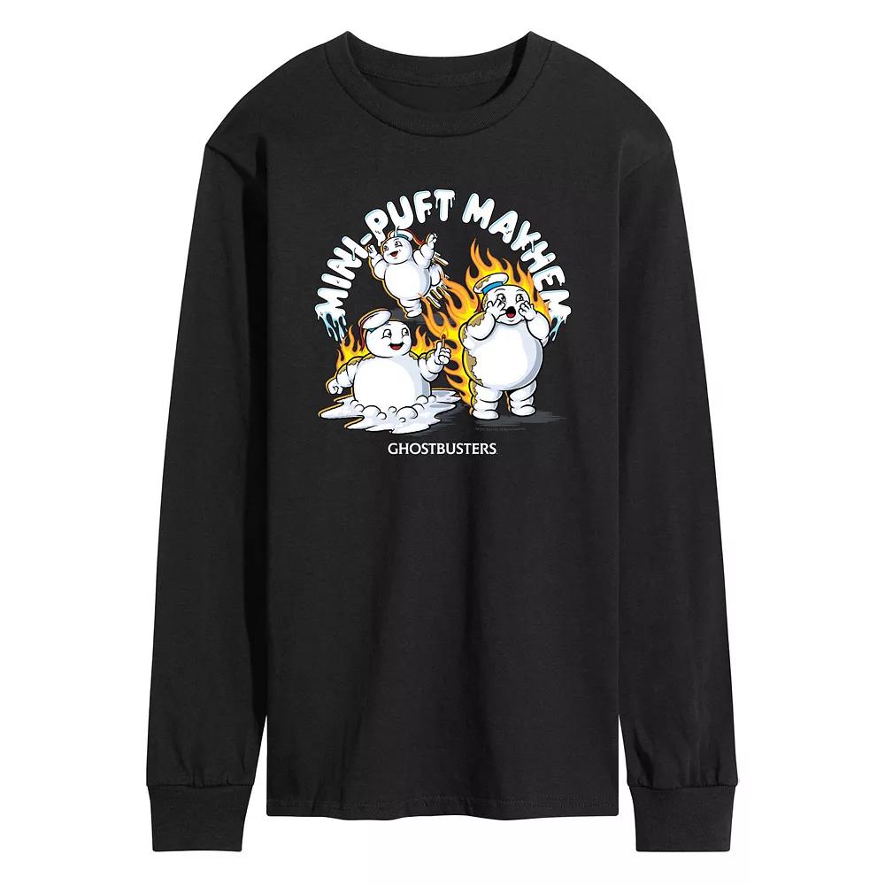 Men's Ghostbusters Frozen Empire Mini Pufts Long Sleeve Graphic Tee,  Product Image