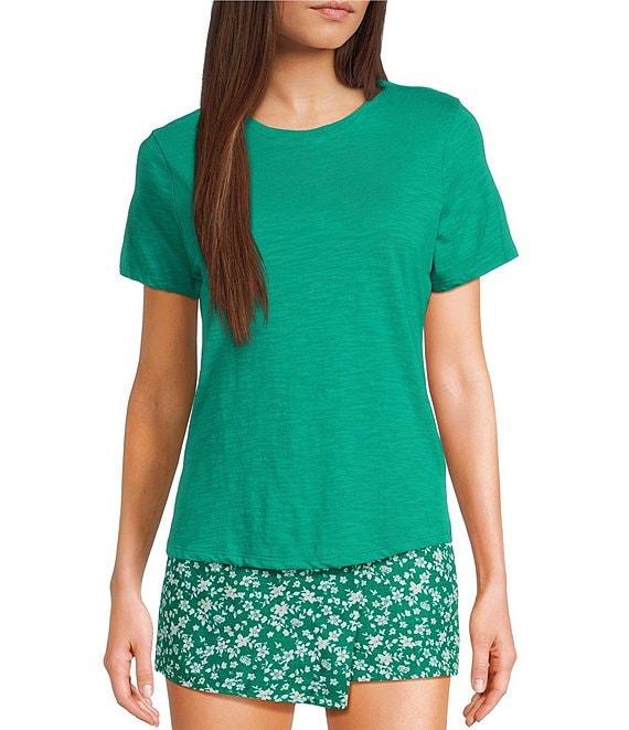 Copper Key Solid Knit Short Sleeve T-Shirt Product Image