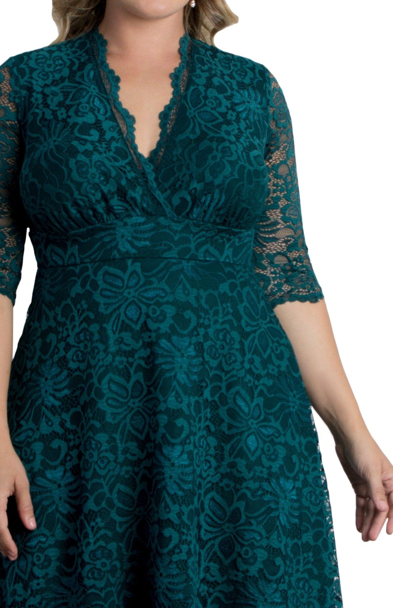 Mademoiselle Lace Cocktail Dress - Plus Product Image