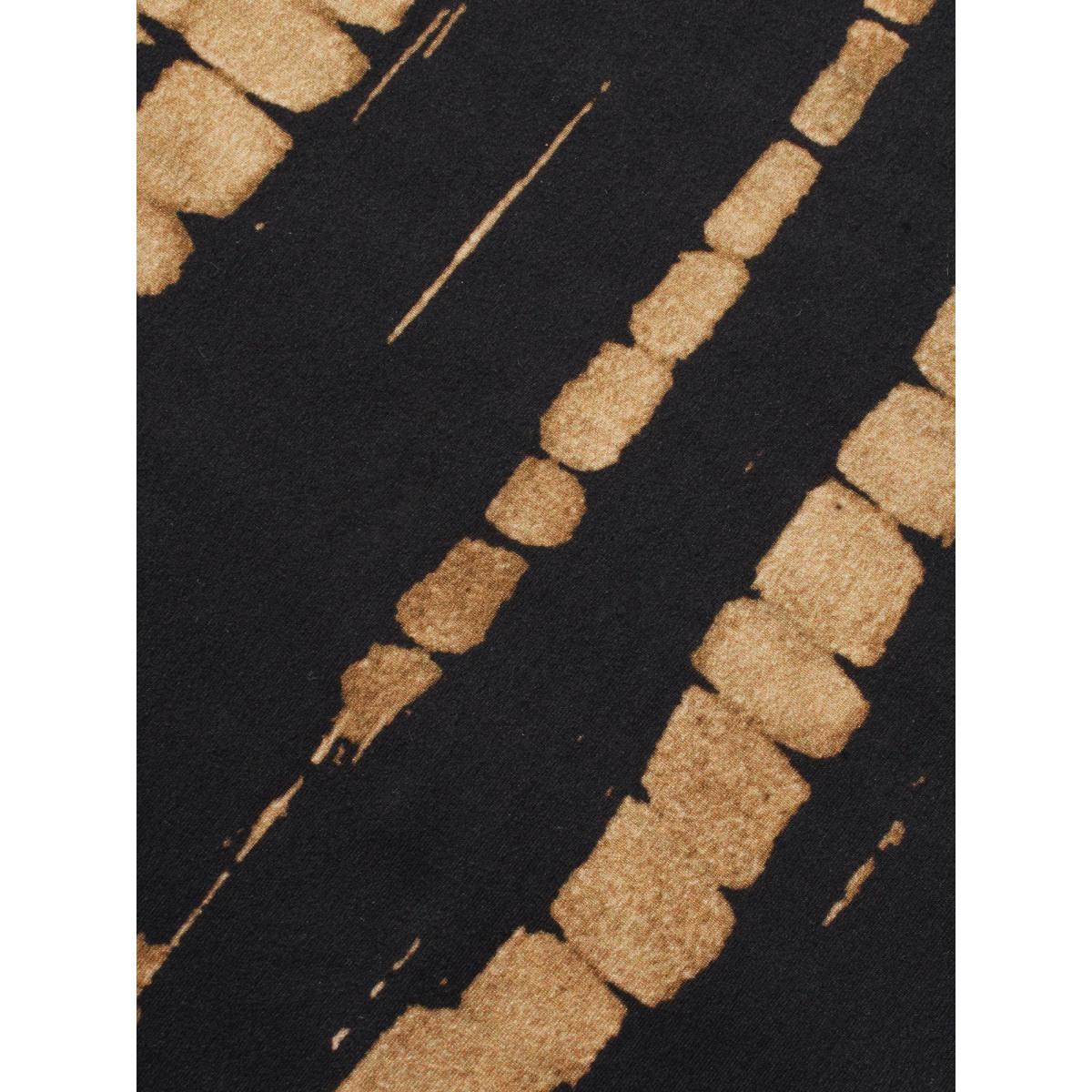 Plus Size Gradient Dyeing Slim Fit Cami Dress Black Women Casual Contrast V-neck Sleeveless Curvy BloomChic 18-20/2X Product Image