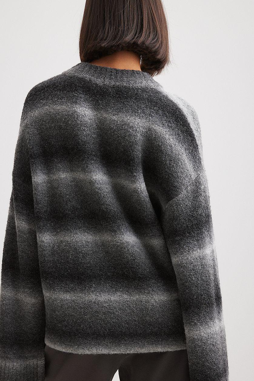 Ombre Knitted Oversized Sweater Product Image