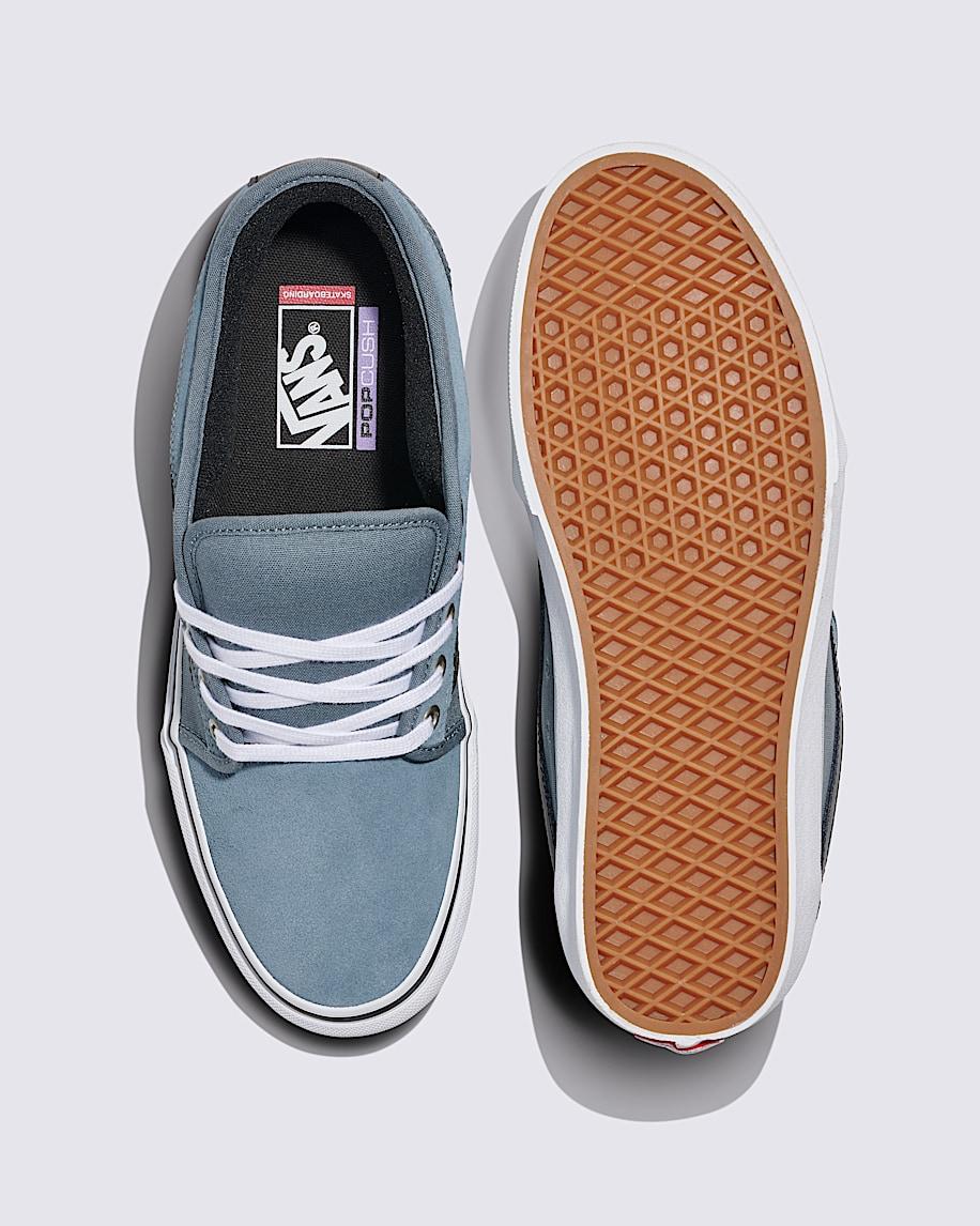 Skate Chukka Low Sidestripe Shoe in Slate Blue / Navy| Vans US Product Image