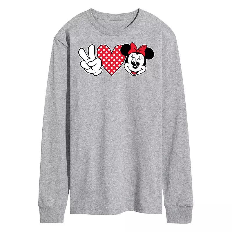 Men's Disney's Peace Love Minie Tee,  Product Image