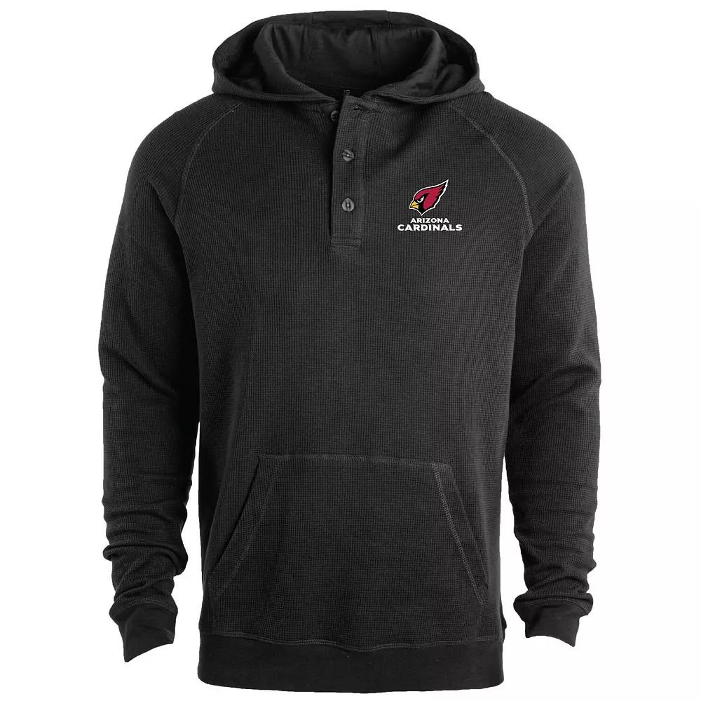 Men's Dunbrooke Black Arizona Cardinals Montana Raglan Thermal Hoodie,  Product Image