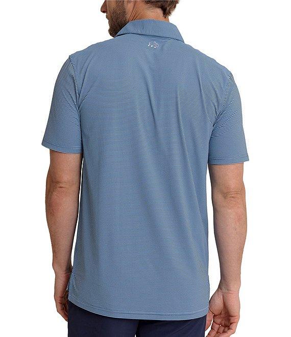 Southern Tide Performance Stretch Brrr°-eeze Meadowbrook Stripe Short Sleeve Polo Shirt Product Image