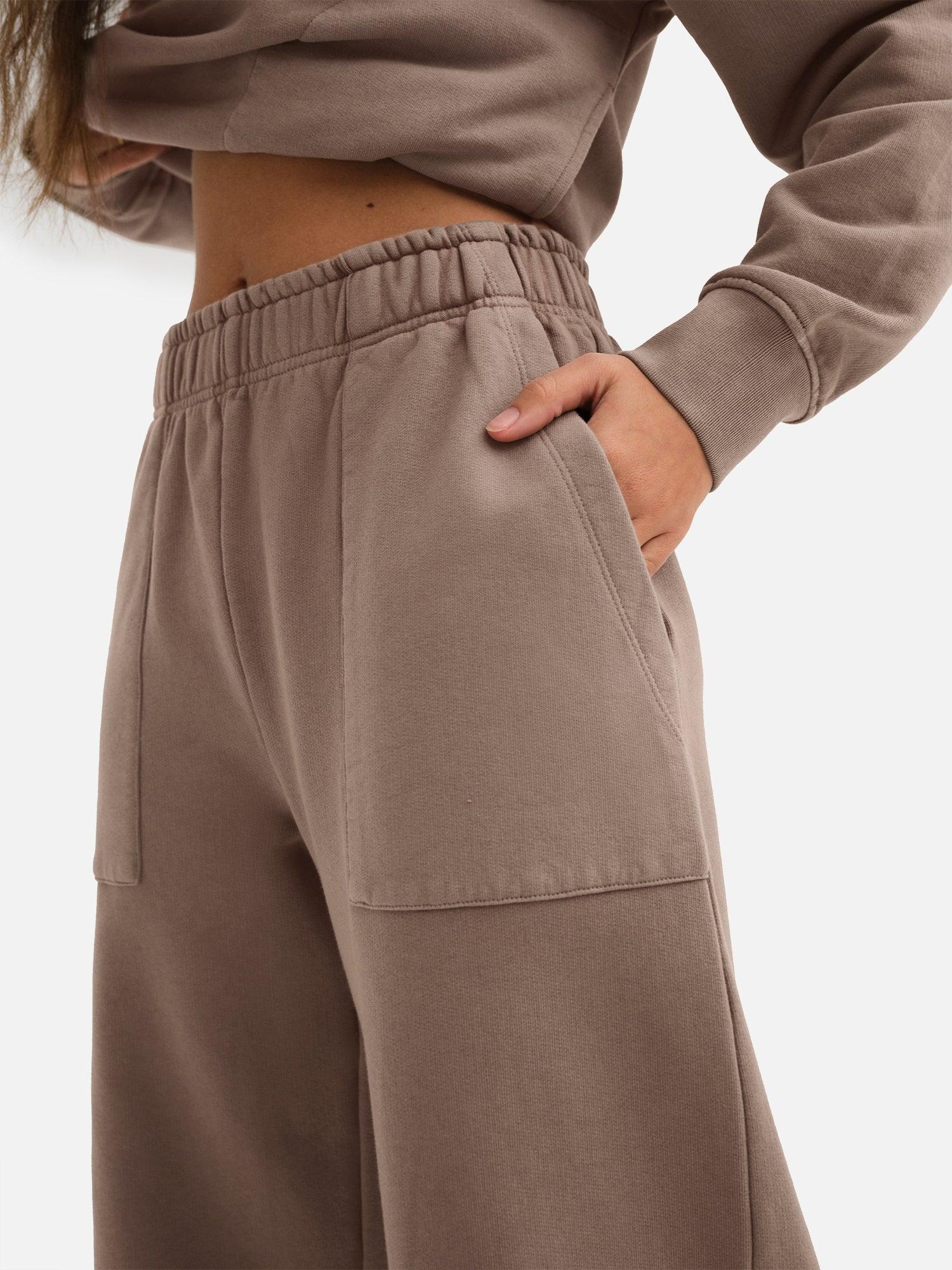 Organic Fleece Wide Leg Pant Female Product Image