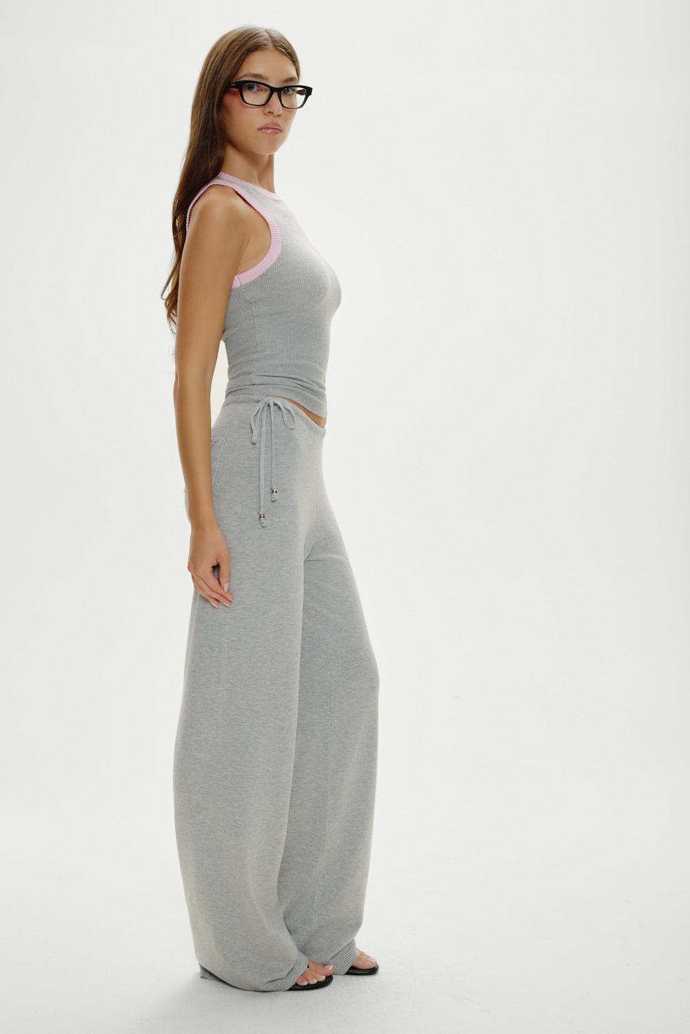 Barrymore Knit Pants - Mochi Stripe Product Image