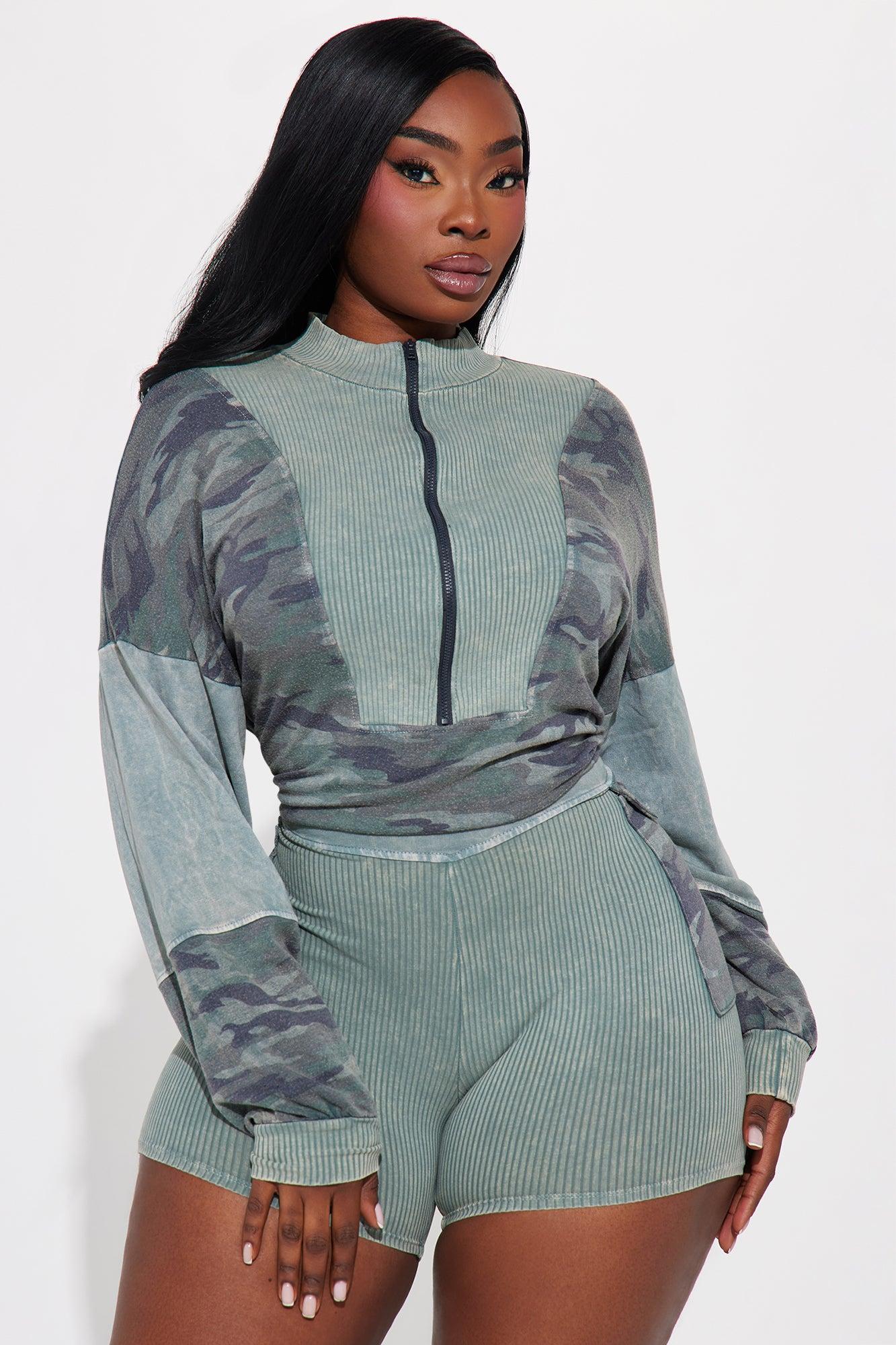 Off Duty Romper - Camouflage Product Image