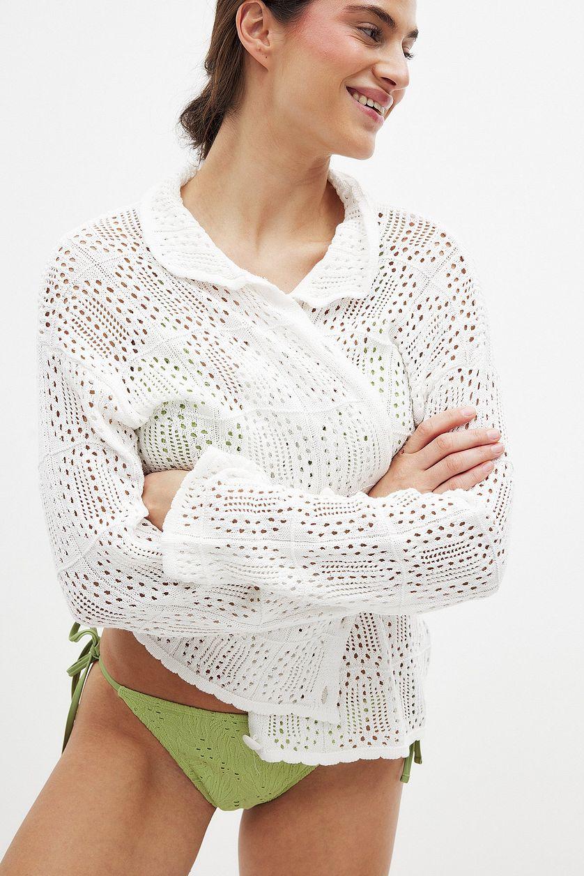 Structured Tie Strap Bikini Panty Product Image