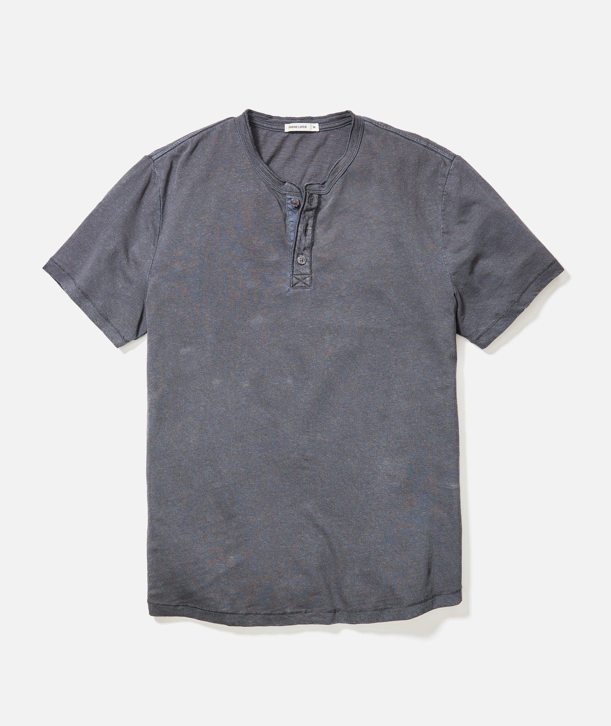Relaxed Hemp Cotton Henley Product Image