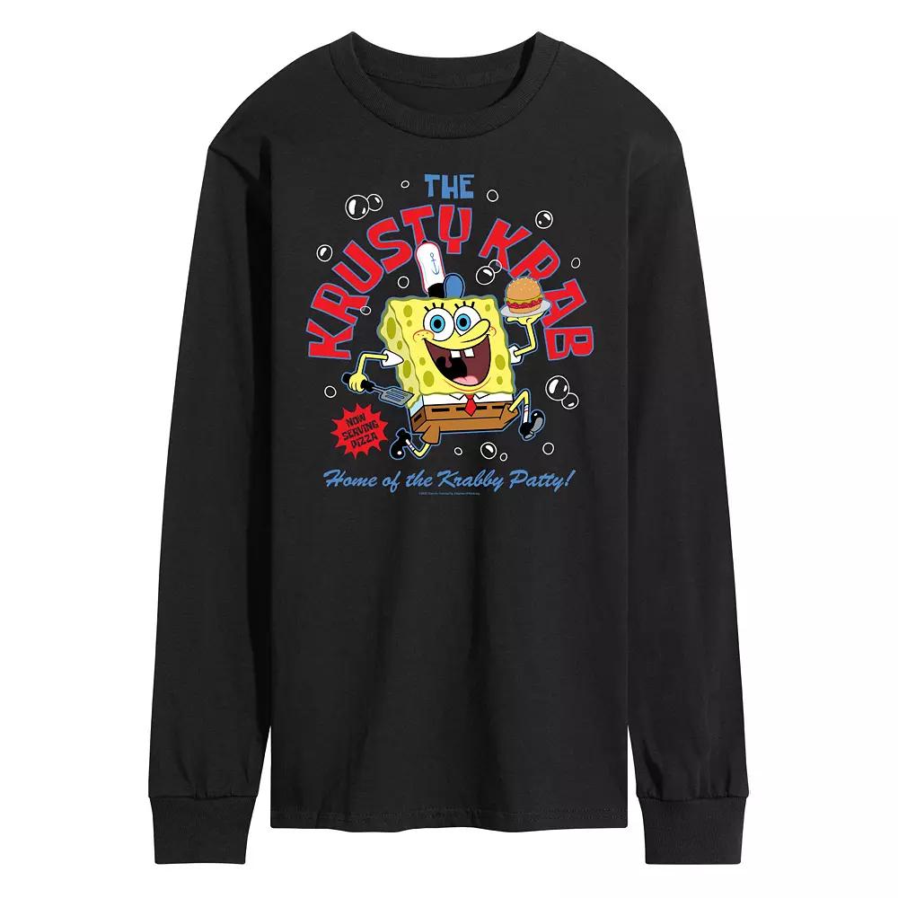 Men's Nickelodeon SpongeBob Squarepants Krusty Krab Long Sleeve,  Product Image