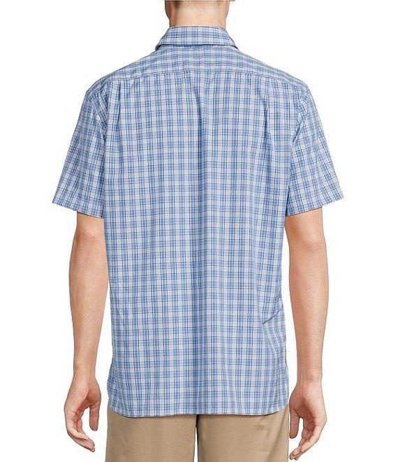 Daniel Cremieux Signature Label Poplin Glen Plaid Short Sleeve Woven Shirt Product Image