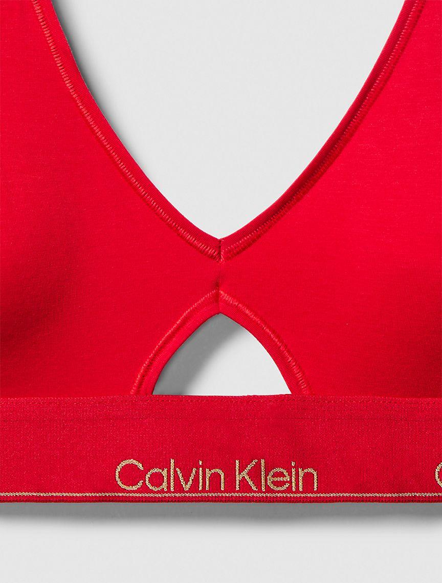 Icon Cotton Modal Lightly Lined Triangle Bralette Product Image