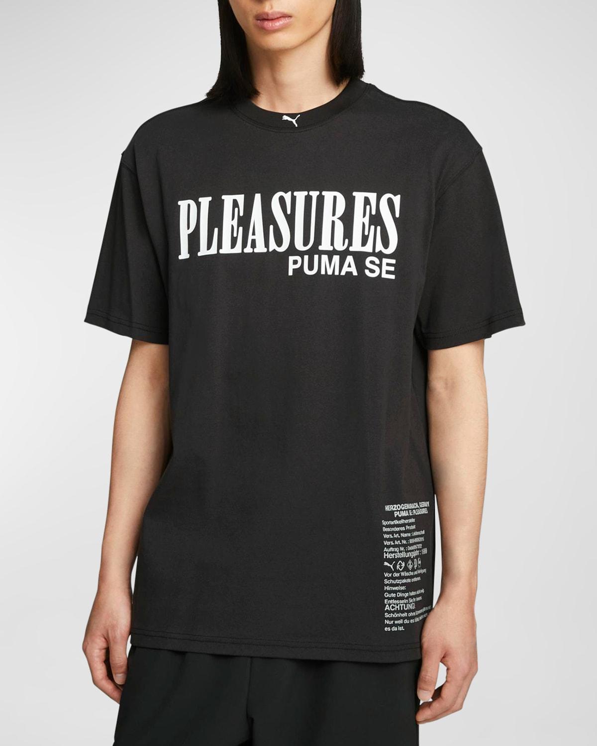 x Pleasures Mens Typo T-Shirt Product Image