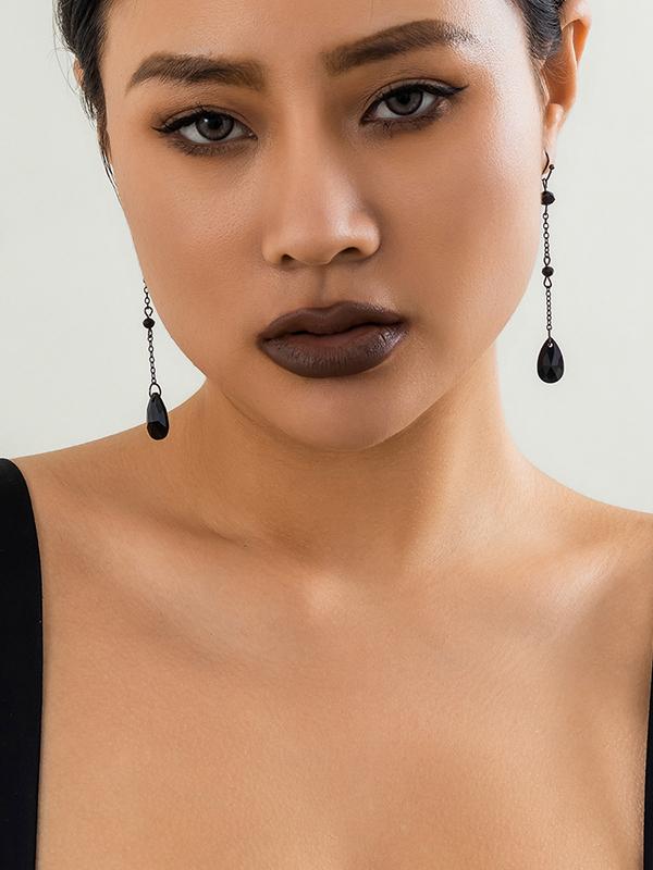 Beaded Chains Drop Earrings Earrings Accessories Product Image