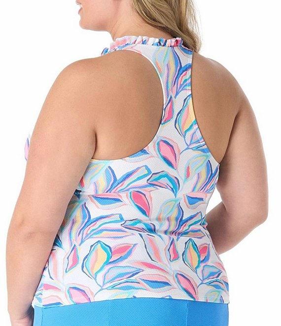 Beach House Plus Size Pique Solid Olivia Princess Seam Swim Skort Product Image