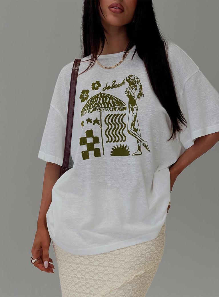 Nozomi Tee White Product Image