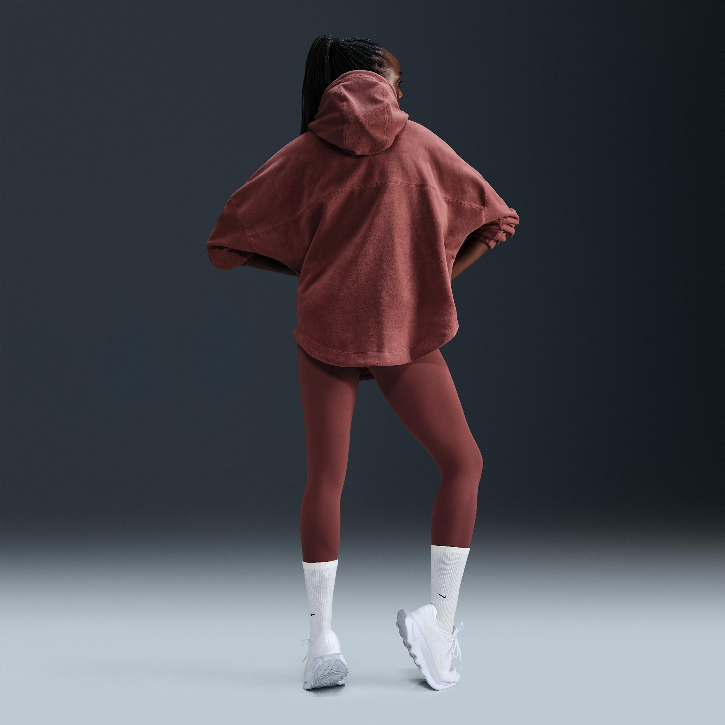 Nike Women's One Oversized Therma-FIT Pullover Fleece Hoodie Product Image