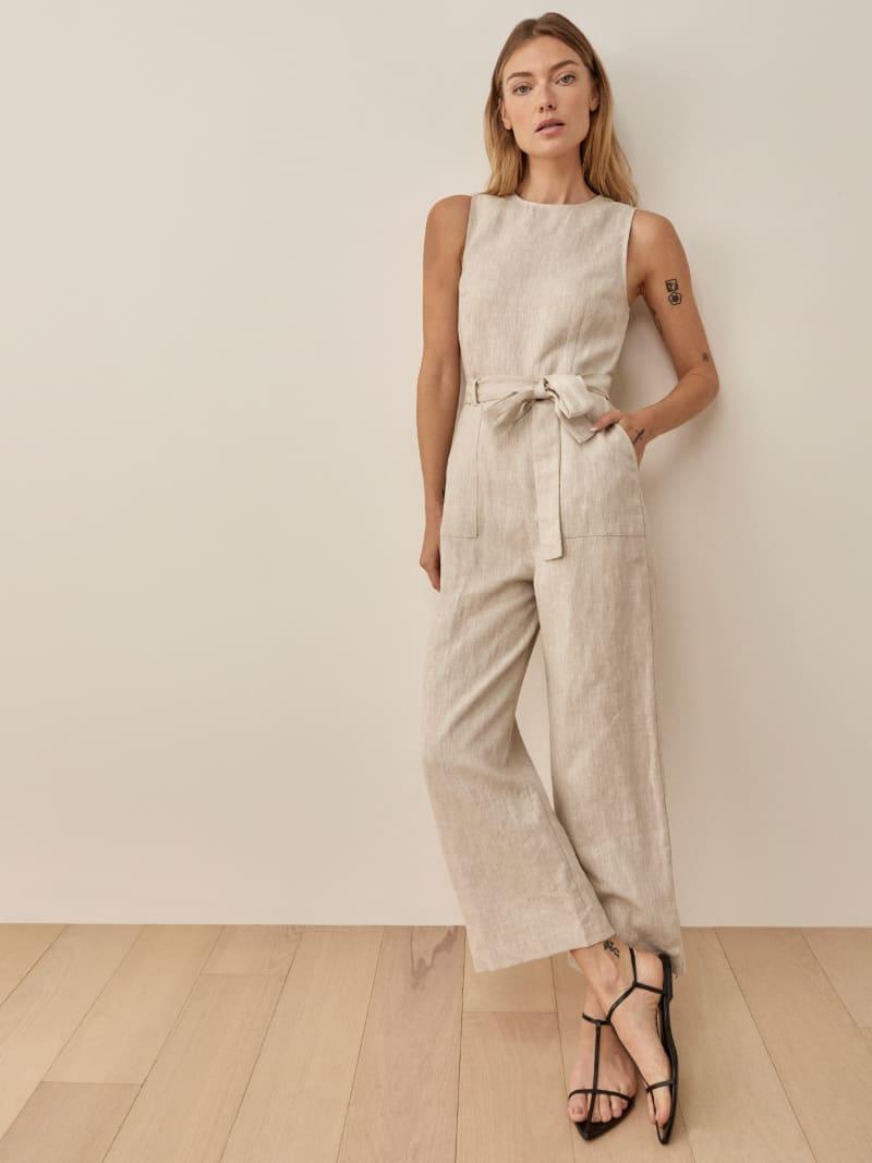 Naomi Linen Jumpsuit Product Image