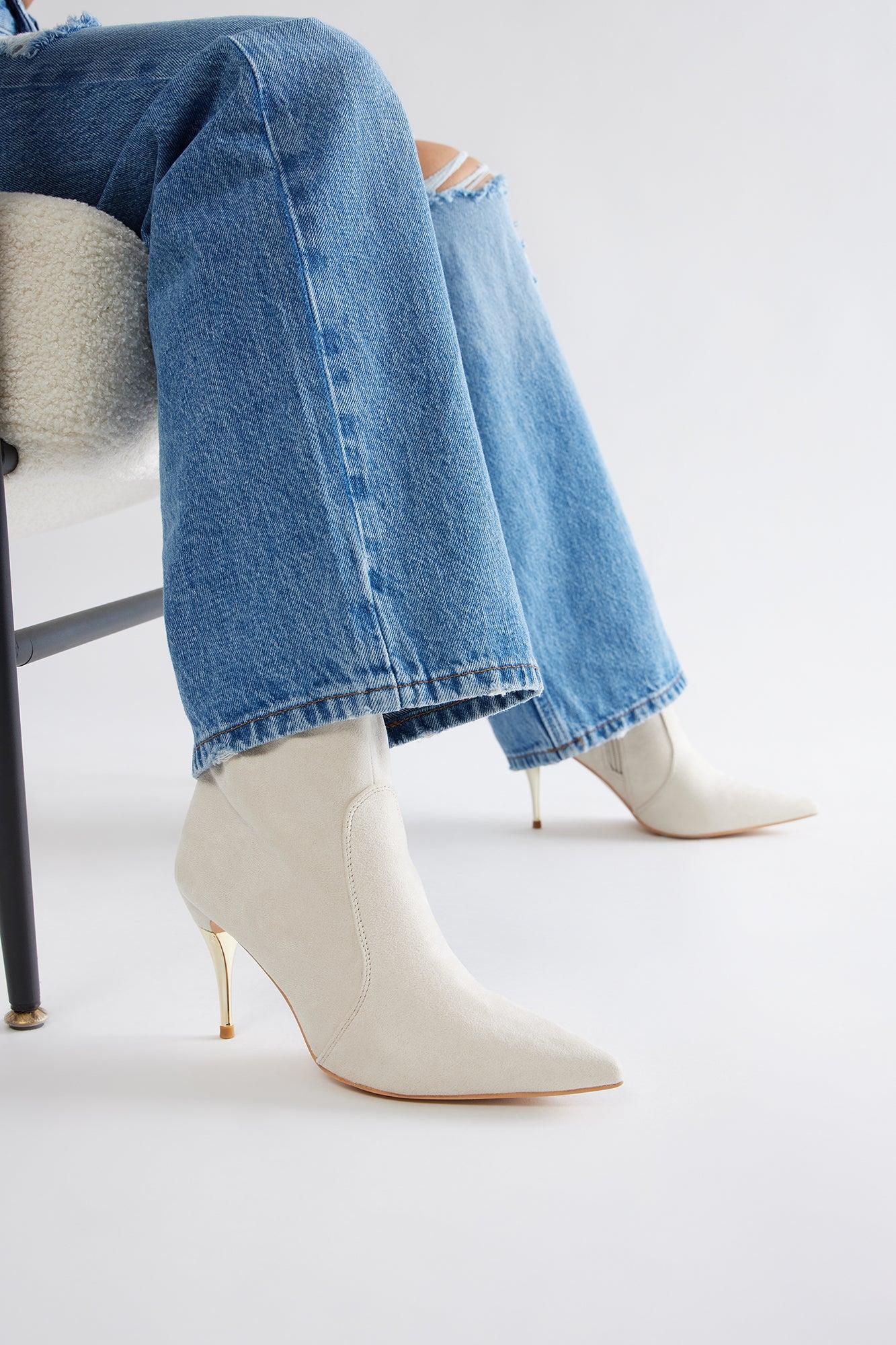 Royce Booties - Cream Product Image