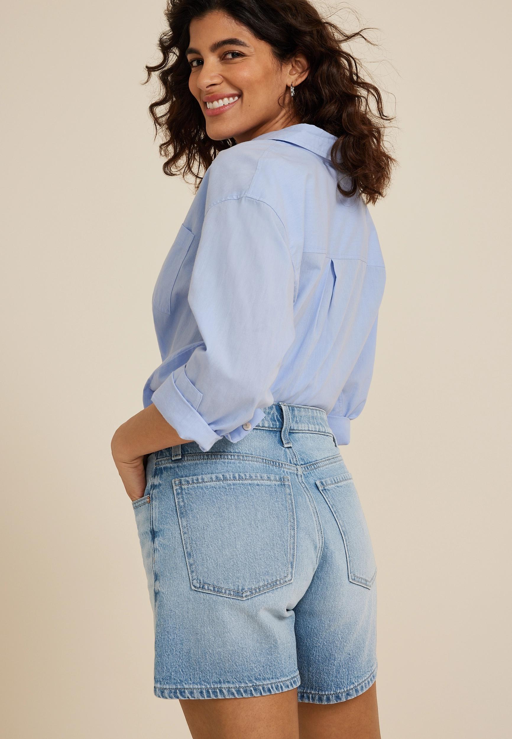 m jeans by maurices™ High Rise 6in Relaxed Short Product Image