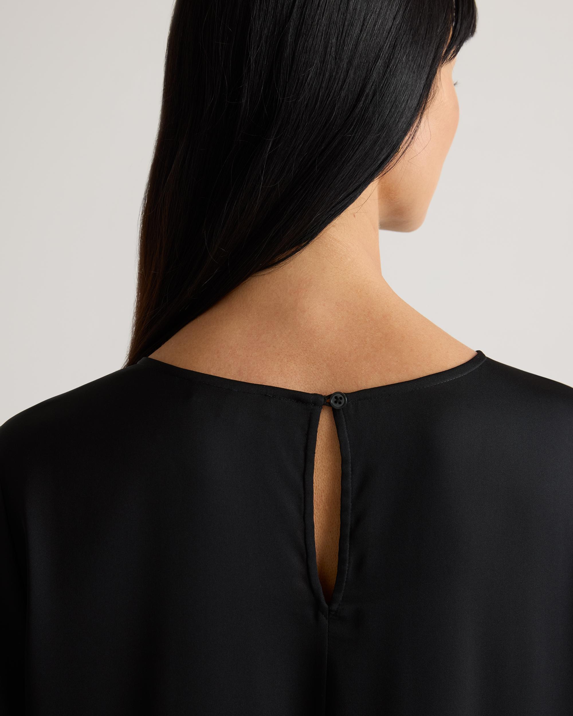 Quince | Women's Washable Stretch Silk Voluminous Maxi Dress Size XL Product Image