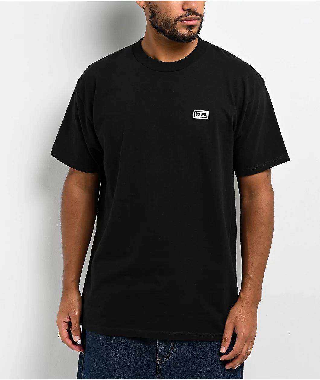 Obey Eyes III Black T-Shirt Product Image