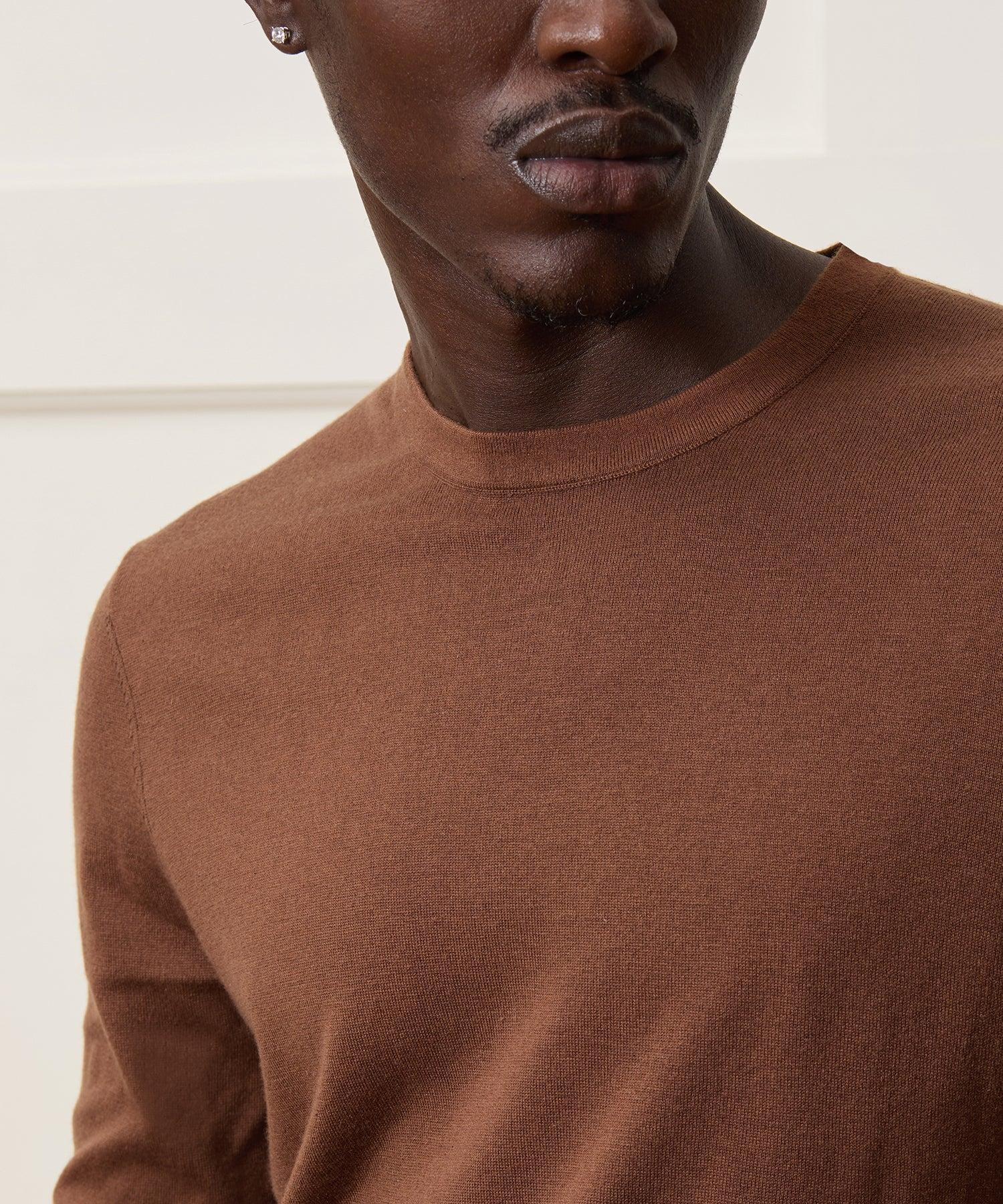 Silk-Cashmere Crewneck Sweater Product Image