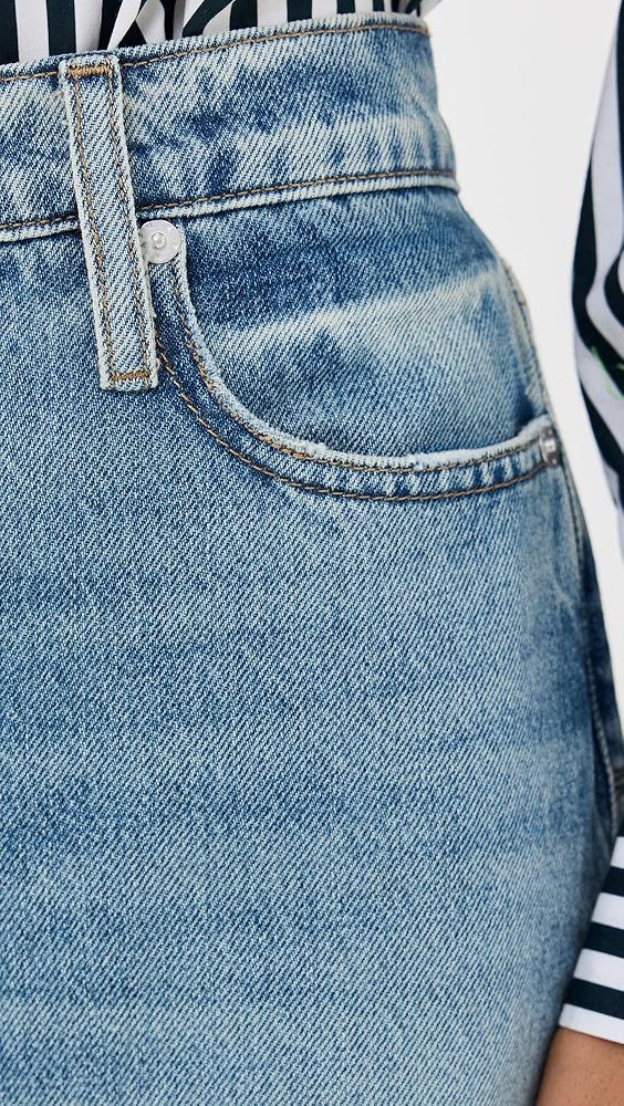 FRAME Le Jane Wide Leg Cuffed Jeans | Shopbop Product Image