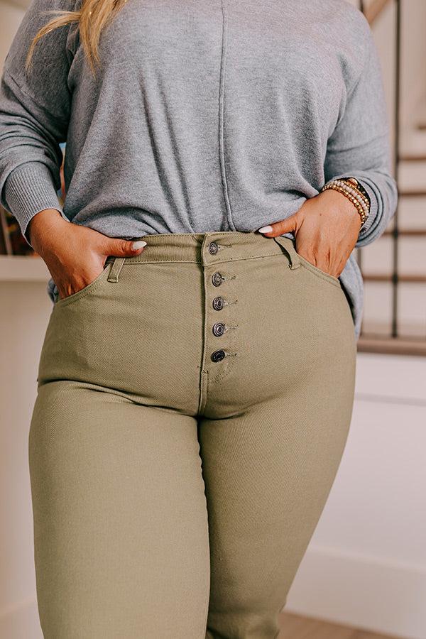 The McKenzie High Waist Jean In Sage Product Image