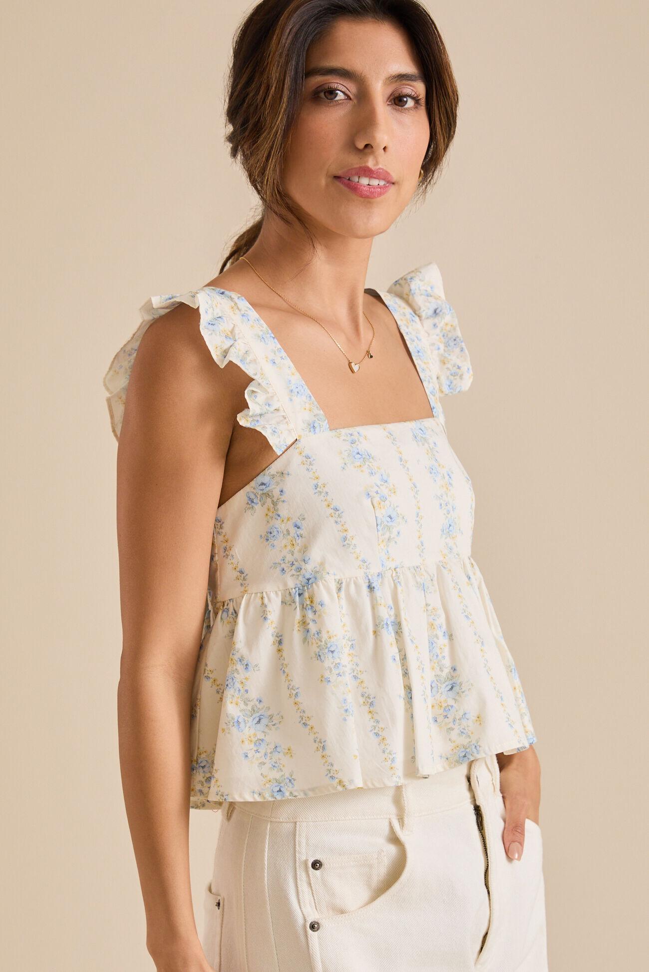 Betsy Bow Back Babydoll Tank Product Image