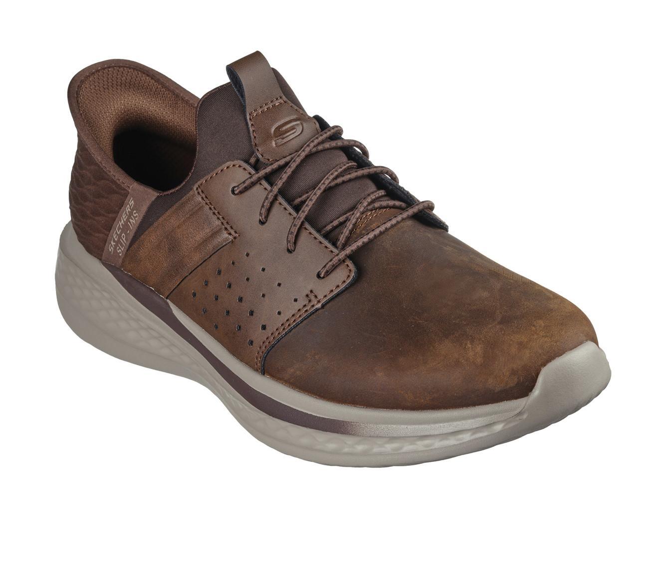 Men's Skechers 210828 Zachary Leather Slip-Ins Oxfords Product Image