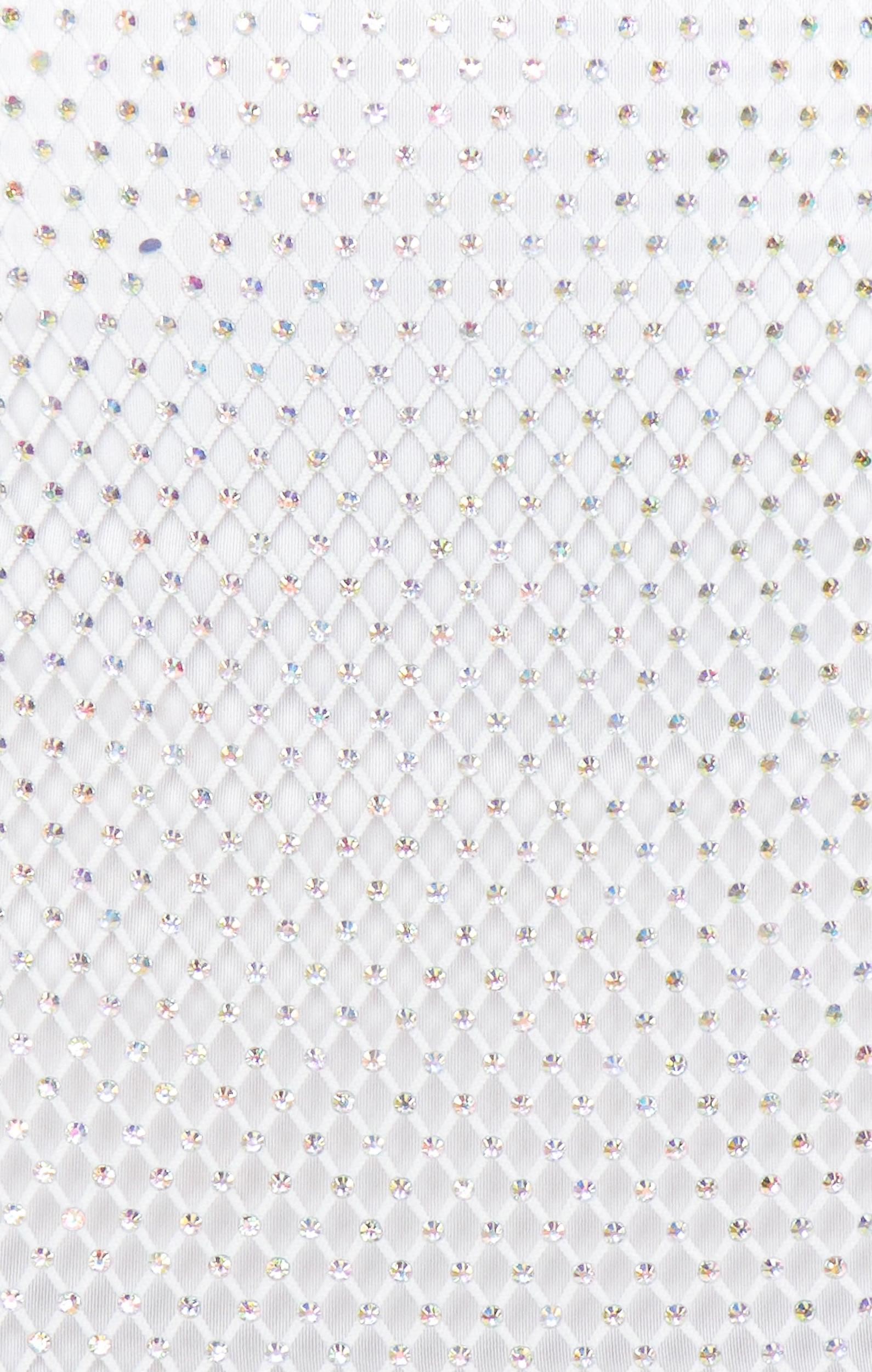 Iconic Maxi Dress ~ White Glitz Product Image