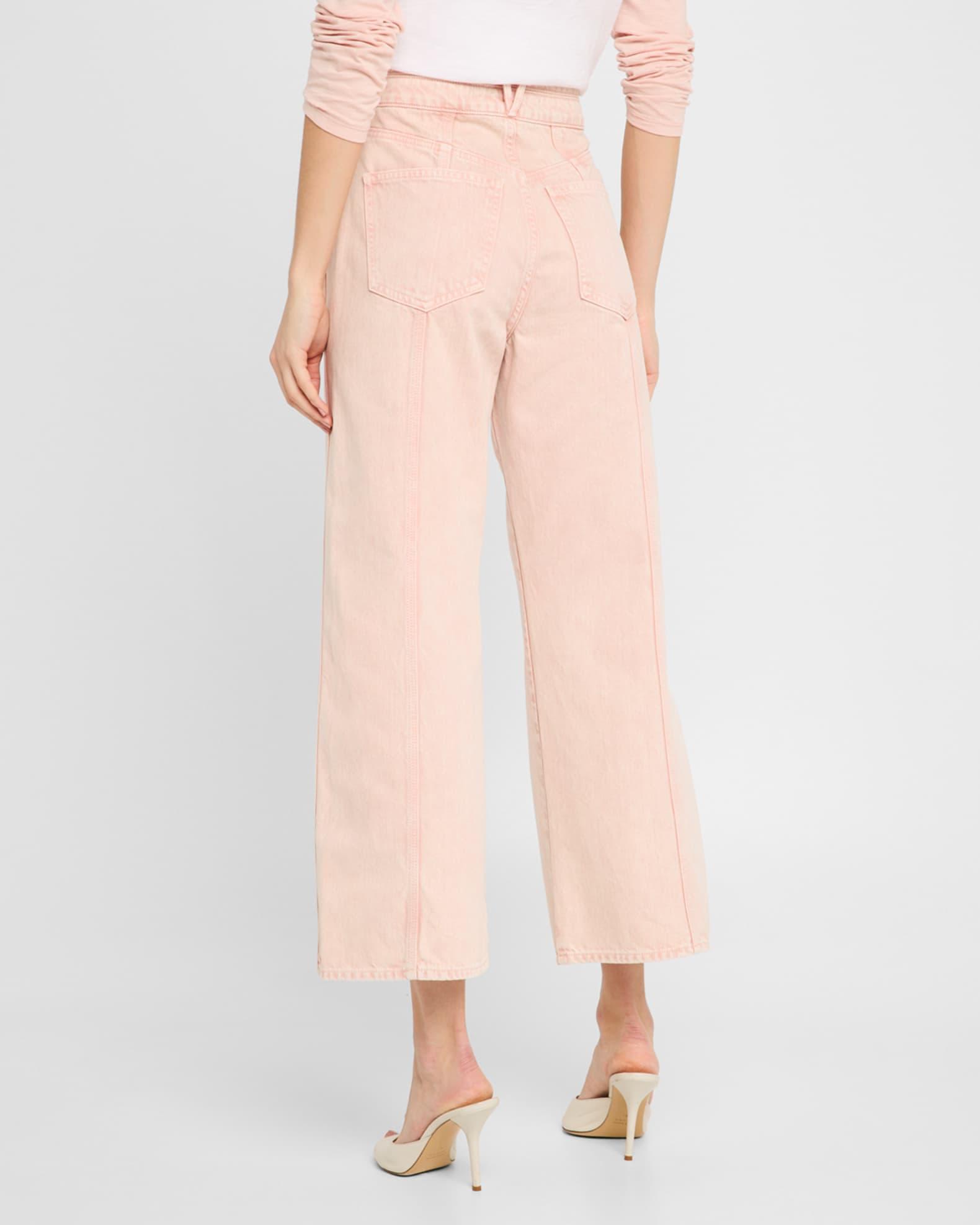 Taylor Crop High-Rise Wide Jeans Product Image