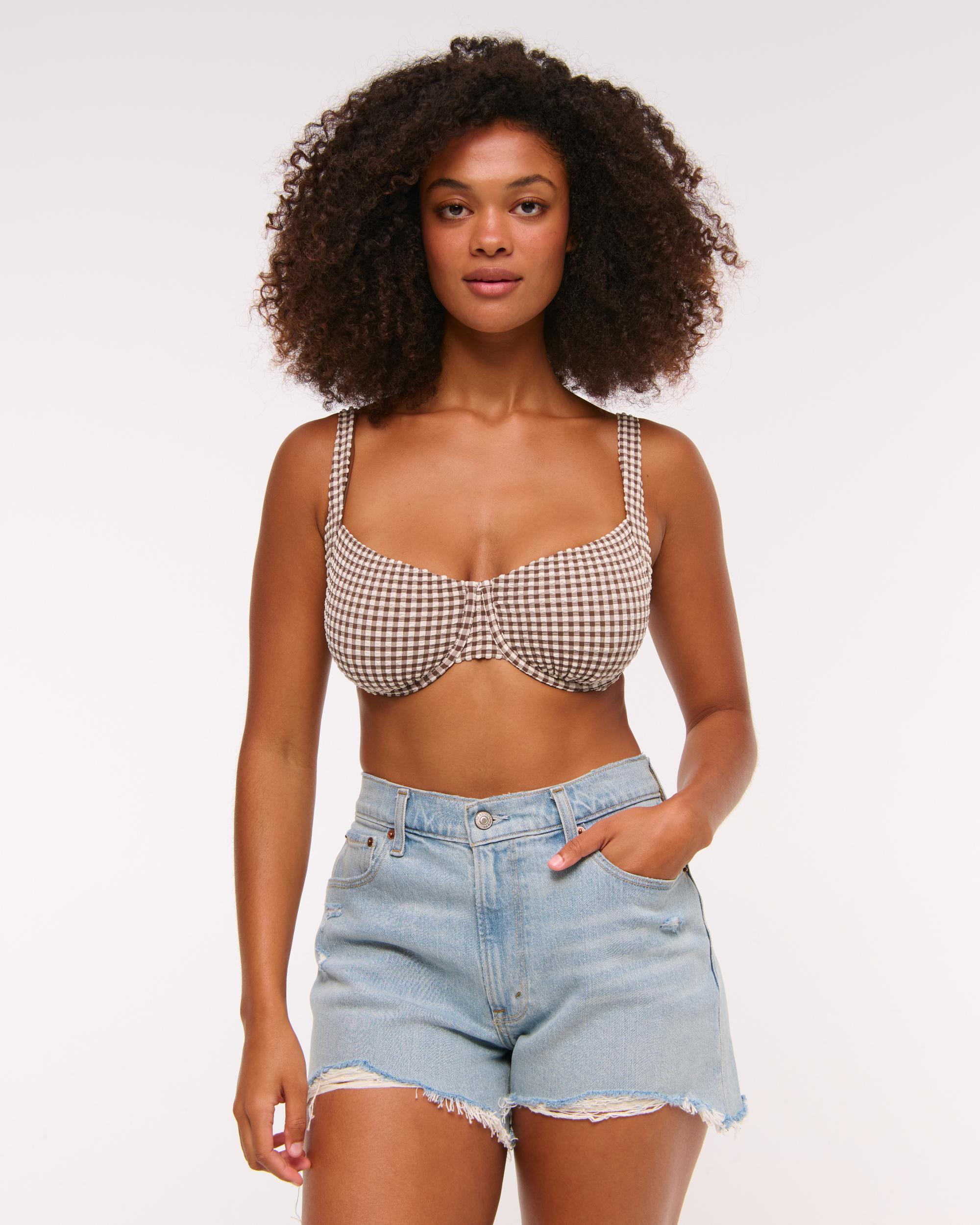 Curve Love Wide Strap Underwire Bikini Top Product Image