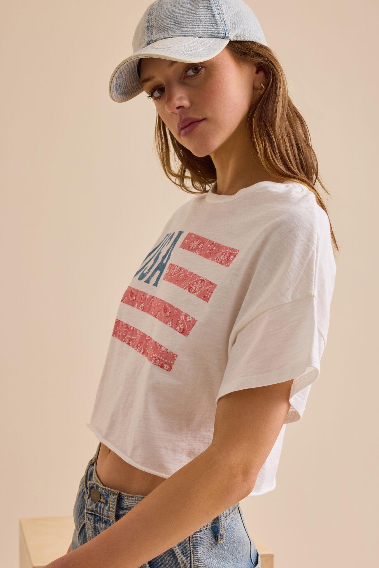 USA Bandana Graphic Tee Product Image