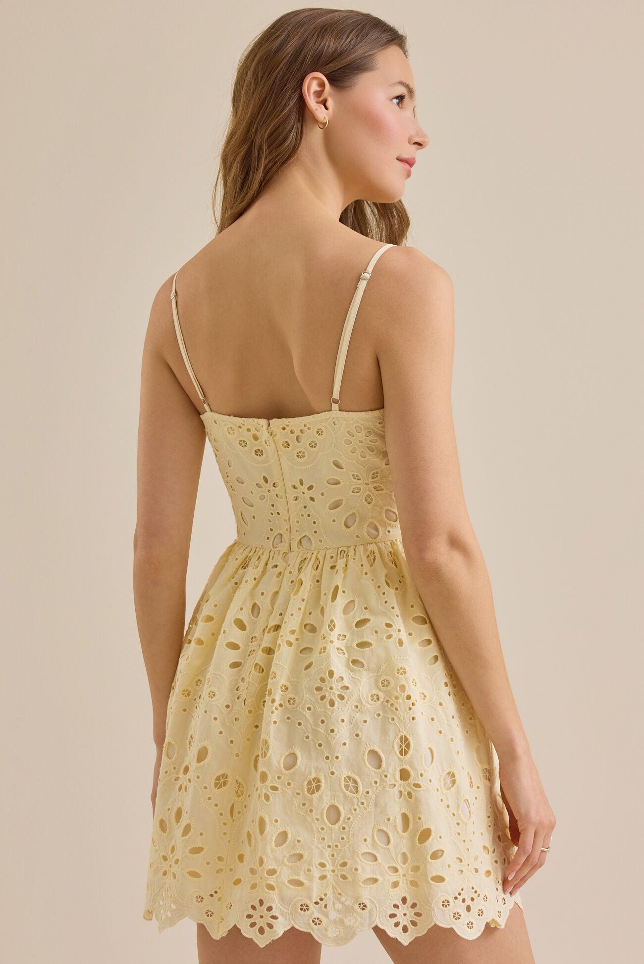 Sallie Eyelet Mini Dress Product Image