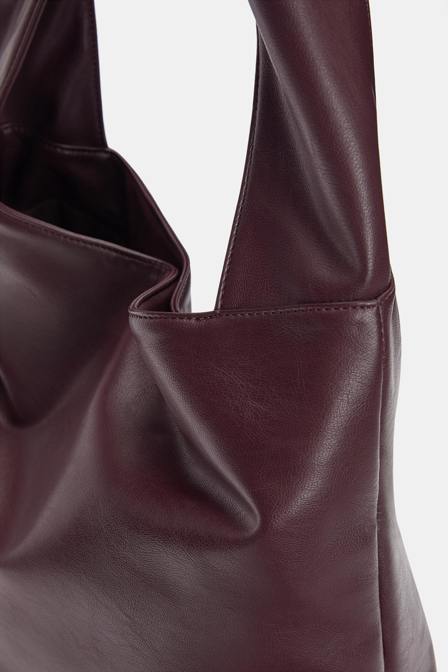 Faux leather shopper bag Product Image